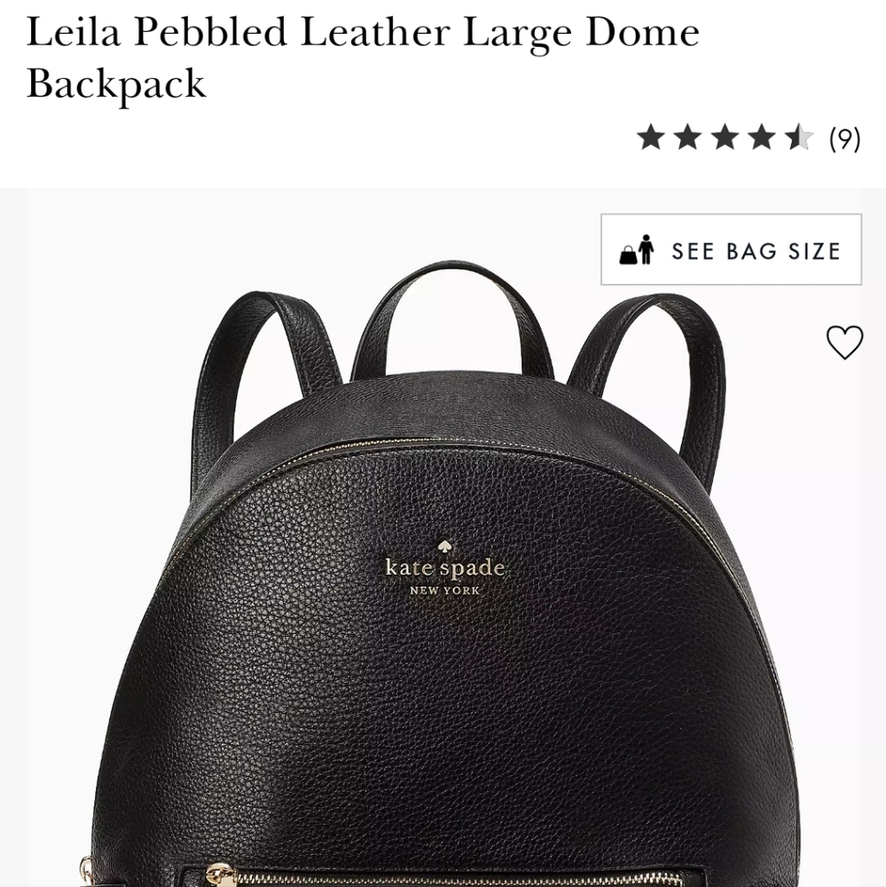 Kate Spade backpack purse